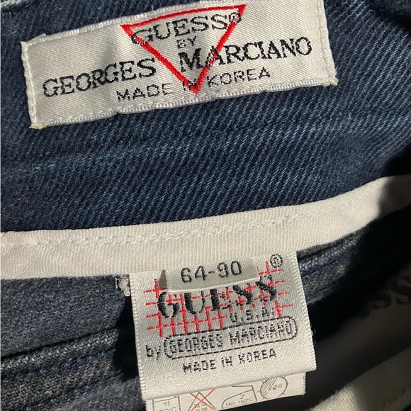 GUESS By Georges Marciano Vintage Jeans Sz Small 64/80 Excellent Condition 1993 - Picture 11 of 13